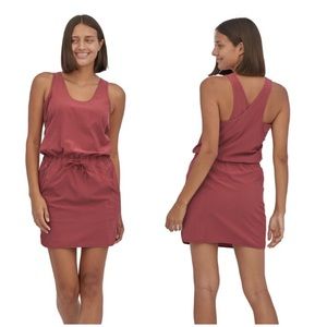 Patagonia Fleetwith Daily Tank Dress in Rosehip Size M